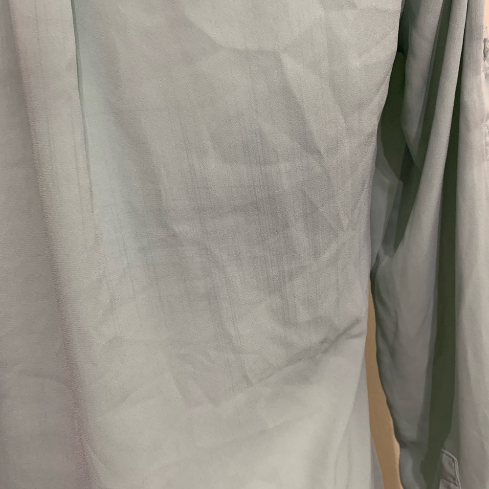 Express | Green Mint Button Down Top - image 8